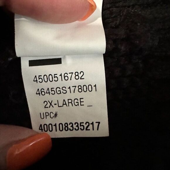 New Men's Size XXL Izod Black Quarter Zip Sweater Amazing Glaze Winter Knit NWOT - Picture 12 of 16